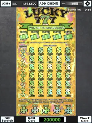 Lucky Lottery Scratchers android App screenshot 6